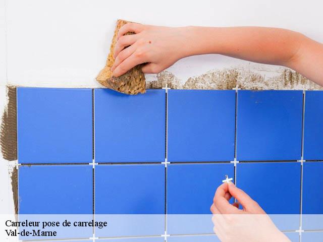 Carreleur pose de carrelage Val-de-Marne