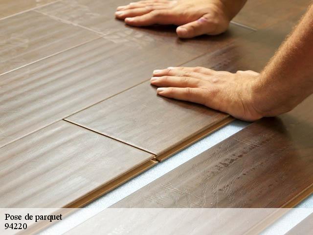Pose de parquet 94220