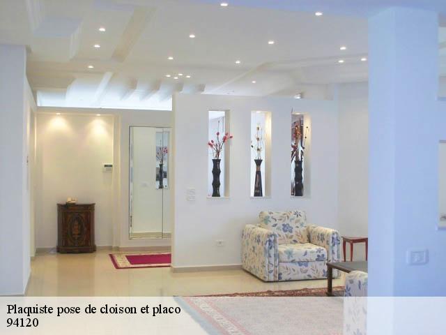 Plaquiste pose de cloison et placo 94120